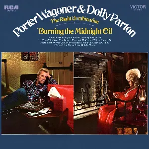 Pochette de The Right Combination: Burning the Midnight Oil de Dolly Parton - Porter Wagoner