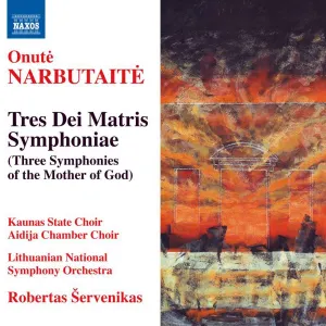 Pochette de Tres Dei Matris Symphoniae de Lietuvos nacionalinis simfoninis orkestras