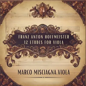 Pochette de 12 Etudes for Viola de Franz Anton Hoffmeister