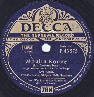 Pochette de Moulin Rouge / Was kostet das Hundchen dort im Fenster? de Lys Assia