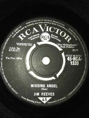 Pochette de Missing Angel / Is This Me? de Jim Reeves