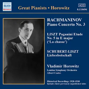 Pochette Rachmaninoff: Piano Concerto no. 3 / Liszt: Paganini Étude no. 5 / Schubert-Liszt: Liebesbotschaft