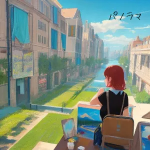 Pochette de パノラマ de Hatsune Miku