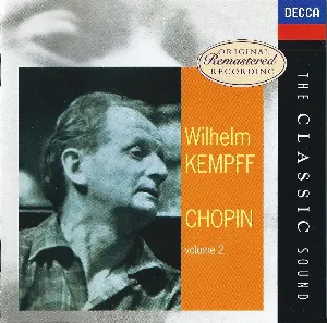 Pochette Wilhelm Kempff Plays Chopin, Volume 2