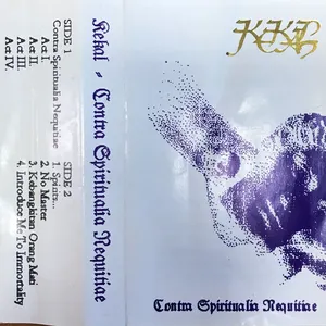 Pochette de Contra Spiritualia Requitiae de Kekal