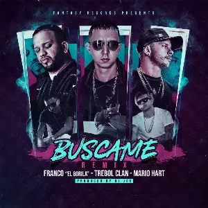 Pochette de Búscame (remix) de Franco “El Gorila” - Trébol Clan