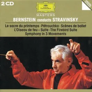Pochette Bernstein Conducts Stravinsky
