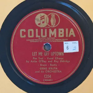 Pochette de Let Me Off Uptown / Flamingo de Gene Krupa and His Orchestra