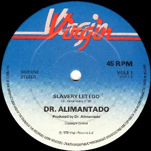 Pochette de Slavery Let I Go 12" de Dr. Alimantado