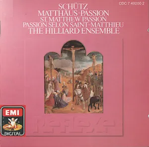 Pochette de Matthäus-Passion de Heinrich Schütz