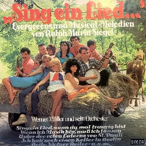 Pochette de Sing ein Lied de Werner Müller und sein Orchester