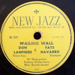 Pochette de Wailing Wall / Infatuation de Fats Navarro