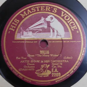 Pochette de Vilia / The Man I Love de Artie Shaw and His Orchestra
