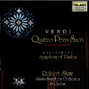 Pochette Verdi: Quattro Pezzi Sacri / Stravinsky: Symphony of Psalms