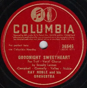 Pochette de Goodnight Sweetheart / The Very Thought of You de Ray Noble and His Orchestra