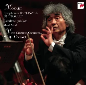 Pochette de Symphony no. 36 “Linz”, no. 38 “Prague” de Seiji Ozawa - Wolfgang Amadeus Mozart
