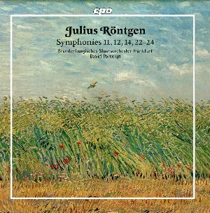 Pochette de Symphonies 11, 12, 14, 22–24 de David Porcelijn - Brandenburgisches Staatsorchester Frankfurt - Julius Röntgen