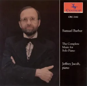 Pochette de Music for Solo Piano de Samuel Barber - Leon McCawley