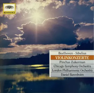 Pochette de Violinkonzerte de Ludwig van Beethoven - Chicago Symphony Orchestra - Jean Sibelius - Pinchas Zukerman - London Philharmonic Orchestra - Daniel Barenboim