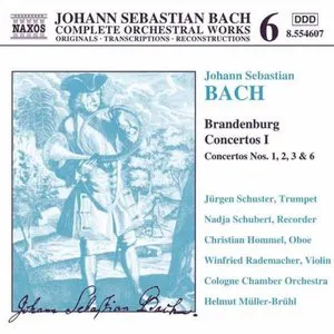 Pochette Brandenburg Concertos I: Concertos nos. 1, 2, 3 & 6