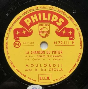 Pochette de La Chanson du potier / Saint‐Paul de Vence de Mouloudji