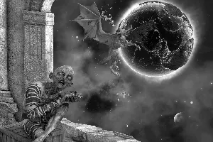 Pochette de My Day Job Pays Me Close to Nothing, So Don't Let Me Get Lost in This Blasphemous Chaos All Around Me; And When It's Tenebrous Again, We Still Prefer the Pseudo-Beauty of Zombifying Influencers and Spiritually-Anorexic Models Over the  de Wings of an Angel