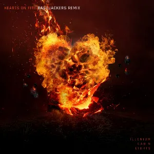Pochette Hearts on Fire (Bassjackers remix)