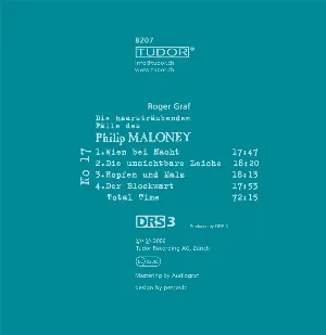 Pochette de Die haarsträubenden Fälle des Philip Maloney, N° 17 de Roger Graf
