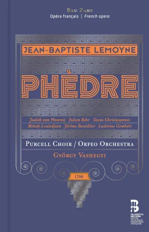 Pochette de Phèdre de Purcell Choir - György Vashegyi - Judith van Wanroij - Orfeo Orchestra