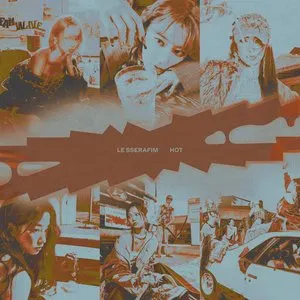 Pochette de HOT (KAZUHA ver.) de LE SSERAFIM