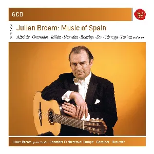 Pochette de Music of Spain de Isaac Albéniz - Luis de Narváez - Chamber Orchestra of Europe - Leo Brouwer - Francisco Tárrega - Julian Bream - Fernando Sor - Luis de Milán - Enrique Granados - Sir John Eliot Gardiner - Joaquín Turina - Joaquín Rodrigo
