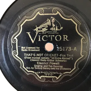 Pochette de That’s Not Cricket / Got a Bran’ New Suit de Tommy Dorsey and His Orchestra