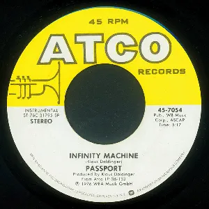 Pochette de Infinity Machine / Ju-Ju Man de Passport