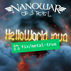 Pochette de HelloWorld.java (fix/metal-true version) de Nanowar of Steel