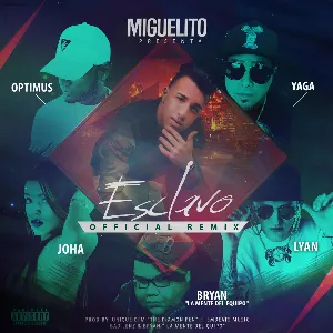 Pochette de Esclavo (remix) de Lyan