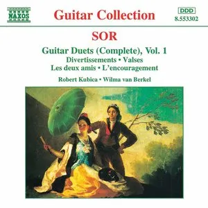 Pochette de Guitar Duets (Complete), Vol. 1: Divertissements / Valses / Les Deux Amis / L'Encouragement de Fernando Sor
