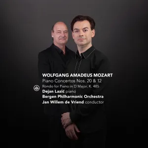 Pochette de Piano Concertos nos. 20 & 12 / Rondo for Piano in D major, K. 485 de Jan Willem de Vriend - Wolfgang Amadeus Mozart - Bergen filharmoniske orkester