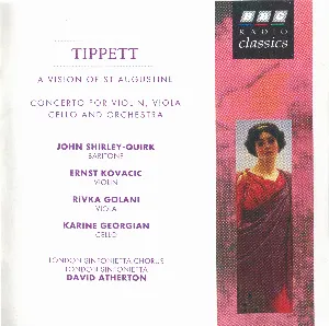 Pochette A Vision of St Augustine / Concerto for Violin, Viola, Cello and Orchestra