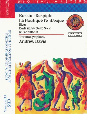Pochette Rossini, Respighi: La Boutique fantasque / Bizet: L'Arlésienne Suite no. 2, Jeux d'enfants