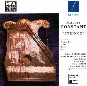Pochette de Strings de Bruno Pasquier - Marius Constant