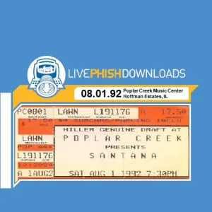 Pochette de 1992-08-01: Poplar Creek Music Center, Hoffman Estates, IL, USA de Phish