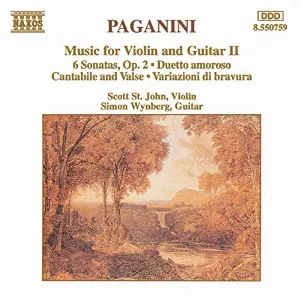 Pochette de Music for Violin and Guitar II de Niccolò Paganini