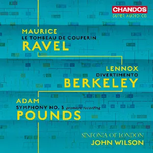 Pochette Ravel: Le Tombeau de Couperin / Berkeley: Divertimento / Pounds: Symphony No.3