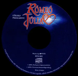 Pochette de Rómeó és Júlia: szerelem a gyűlölet ellen de Gérard Presgurvic