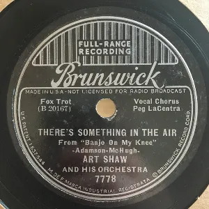 Pochette de There's Something in the Air / Take Another Guess de Artie Shaw and His Orchestra