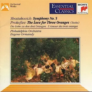 Pochette Shostakovich: Symphony no. 5 / Prokofiev: The Love for Three Oranges (Suite)