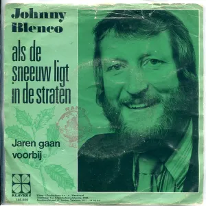 Pochette de Als de sneeuw ligt in de straten de Johnny Blenco