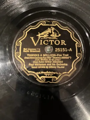 Pochette de Thanks a Million / I’m Sittin’ High on a Hilltop de Paul Whiteman and His Orchestra