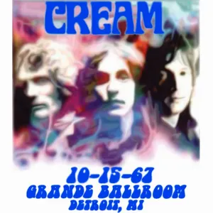 Pochette de Detroit 1967 de Cream