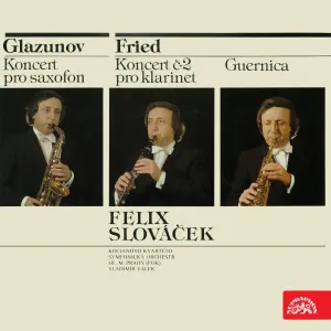 Pochette de Glazunov: Saxophone Concerto / Fried: Clarinet Concerto / Guernica de Kocian Quartet - Symfonický orchestr hlavního města Prahy FOK - Vladimír Válek - Alexander Konstantinovich Glazunov
